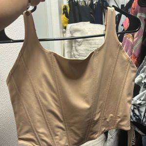 Women's Sleeveless Bustier Corset Crop